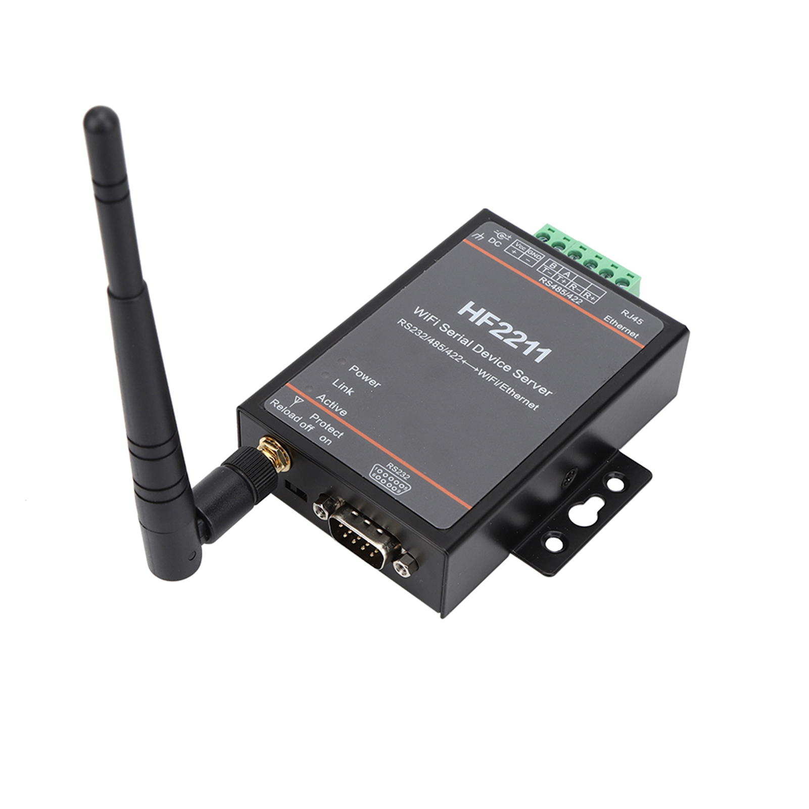 Hf2211 Serieller Server Rs232/485/422 Zu Wlan & Ethernet Dtu Netzwerkkommunikation 5-36 Vdc