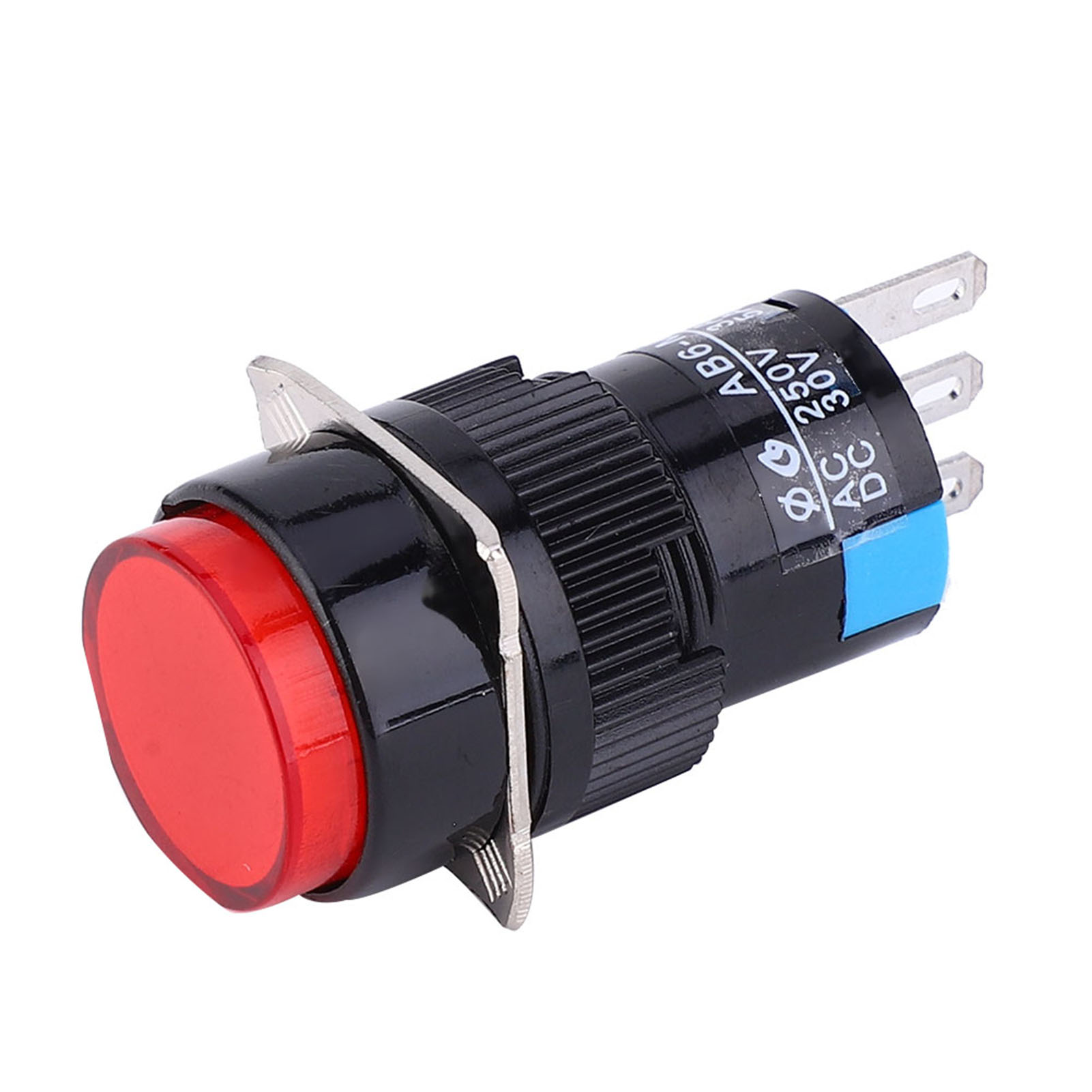 5 Stück Momenttaster La16‑11/ab6‑m Ac 250v 3a Dc 30v 5a Rundtaster