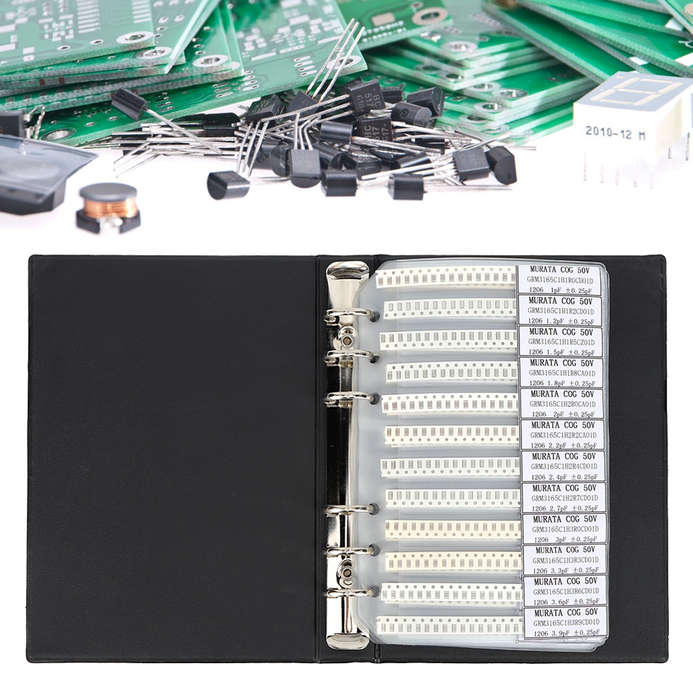 1206 Serie 80 Wertkondensatoren Sortimentskit Elektronische Bauteile Musterbuch Schwarz