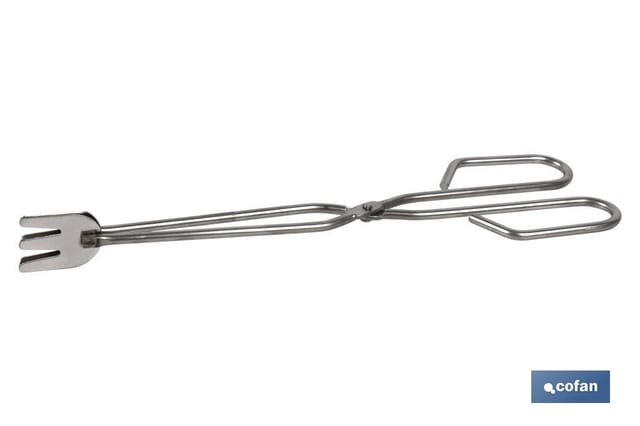 INOX Grillzange mit 500 mm Schaufel