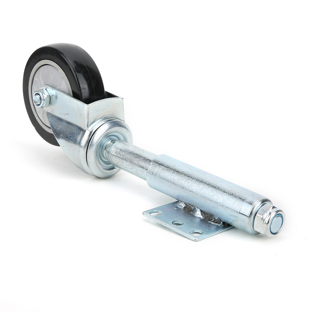 4-zoll-türfederrollen, Schwarz, Pvc-rad, Maximale Traglast 120 Kg, Schwarz