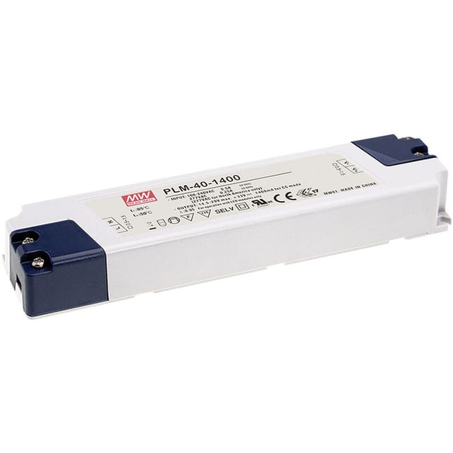 Mean Well - PLM-25-700 LED-Treiber Konstantstrom 25 w 0.7 a 21 - 36 v/dc Möbelzulassung, Überlastschu