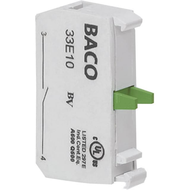 BACO 33E10Y7 Kontaktelement 1 Schließer tastend 600 V 1 St.