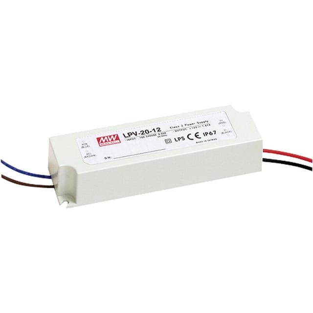 Mean Well - mw LPV-20-5 LED-Trafo Konstantspannung 15 w 0 - 3 a 5 v/dc nicht dimmbar, Überlastschutz