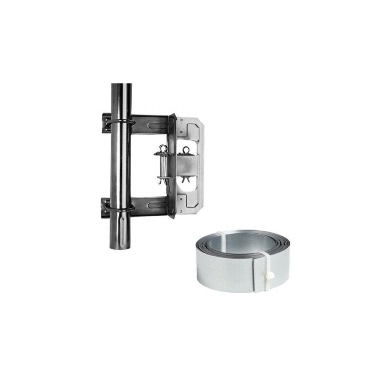 Jiajia Ai-verzinktes Spanngurt-set 25 M Mit 2 Spannern – Für Masten Bis 3 M & 50 Mm Durchmesser