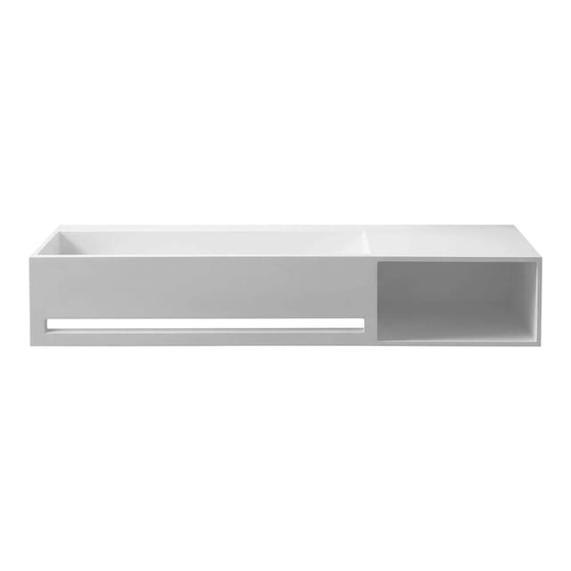 Wandwaschbecken Bernstein TWG62 Mineralguss Weiß matt 120cm