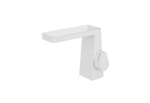 Design Wasserfall Waschtischarmatur Bernstein NT7320 Weiß