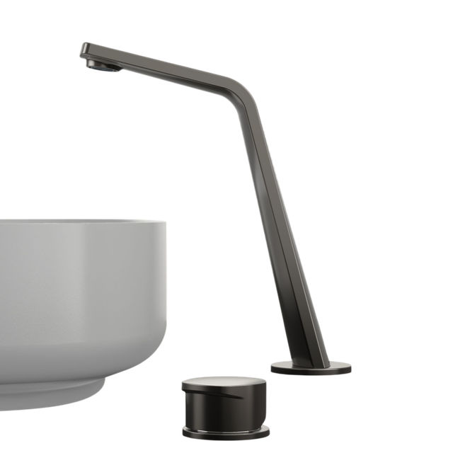 Waschtischarmatur Bernstein XELO-Flex 260 hoher Auslauf Gunmetal