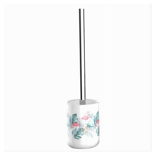 Trade Shop Traesio - Trade Shop - portascopino porta scopino bagno wc toilette fenicotters compy 69961 -