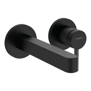Finoris - Waschtisch Einhebelmischer-Unterputz, 2-Loch Installation, EcoSmart, schwarz matt 76051670 - Hansgrohe