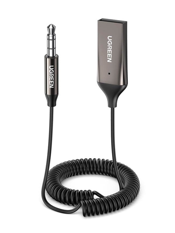 Usb Wireless Bluetooth 5.0 AUX-Adapterbuchsenkabel Heimlautsprecheranschluss Autolautsprecheranschluss HiFi Sound Mikrofon kompatibel mit Smartphones