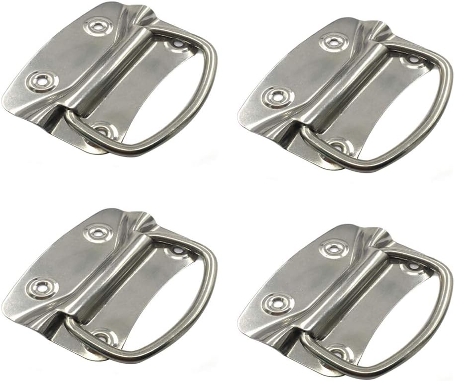Set Mit 4 Türgriffen Aus Edelstahl