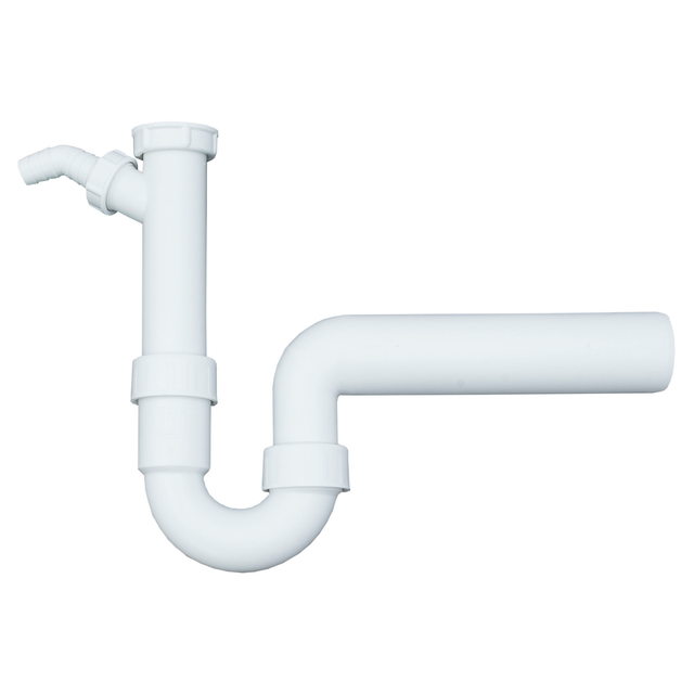 Viega - Röhrengeruchverschluss, Siphon mit Abwasseranschluss, 11/2x50 102838 Model 7985.10