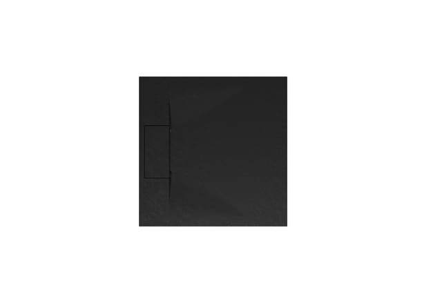 Schulte Duschwanne, DWM-Tec, mit Steinstruktur, Farbe: Anthrazit, Größe: 80 x 80 cm