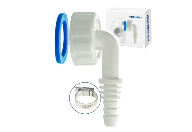 Tecuro - Geräte-Anschlusstülle für Kondensatschlauch ø 8-17 mm, 1 Zoll Überwurfmutter