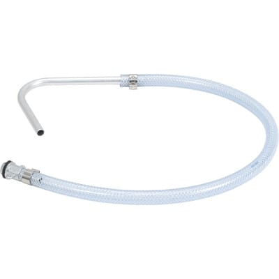 Pvc Schlauch mit gebogenem Auslaufrohr
