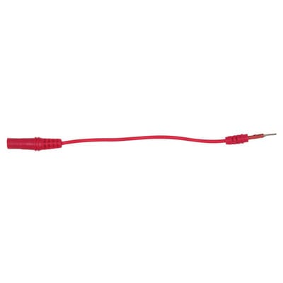 Kstools - 4,0 mm Eingangsbuchse auf 1,2 mm Prüfadapterstecker flach (rot)