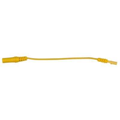 Kstools - 4,0 mm Eingangsbuchse auf 3,0 mm Prüfadapterbuchse flach (gelb)