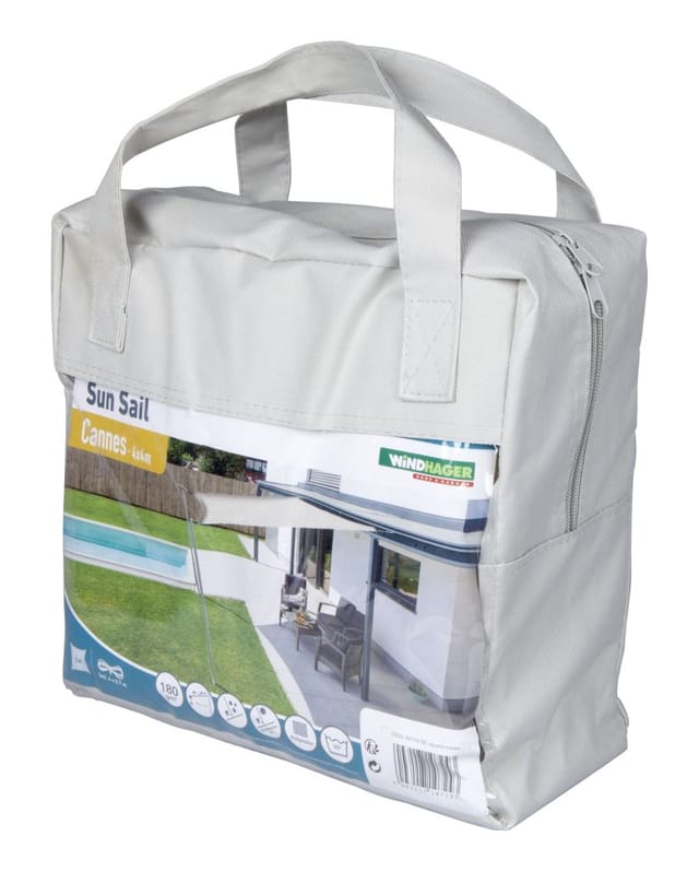Windhager - Sonnensegel Cannes 4x4m cream Sonnenschutz UV-Schutz Sonnendach