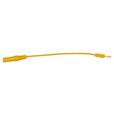 Kstools - 4,0 mm Eingangsbuchse auf 0,8 mm Prüfadapterbuchse flach (gelb)