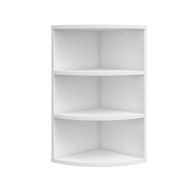 Wandregal Ecki, Weiß, 30 x 60 cm Vicco