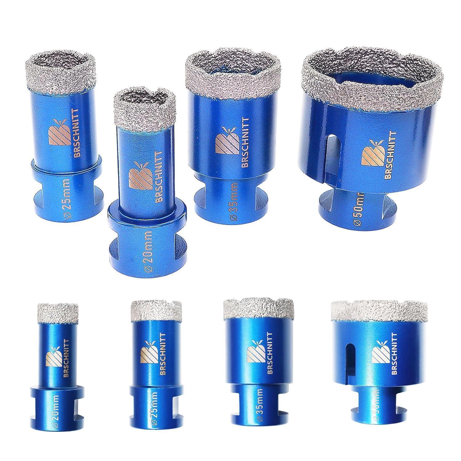 Diamantbohrer Set 20-50mm Für Fliesen, Granit, Marmor, Trockenbohren