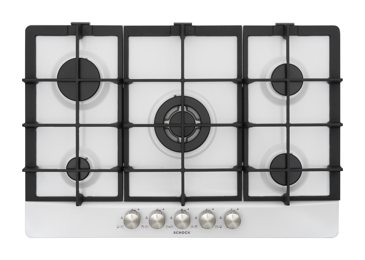 Schock Primus Pc75 Avg Weiß Integriert 74 Cm Gaskochfeld 5 Zone(n)