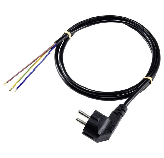 SY-5043466 Strom Anschlusskabel Schwarz 5.00 m - Sygonix