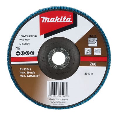 Fächerschleifscheibe 180 mm Z60 - Makita