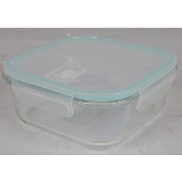 Buri - 12 Stück Glas-Frischhaltedose Boxen mit Deckel Gefäße 1,2L mit Dampfventil