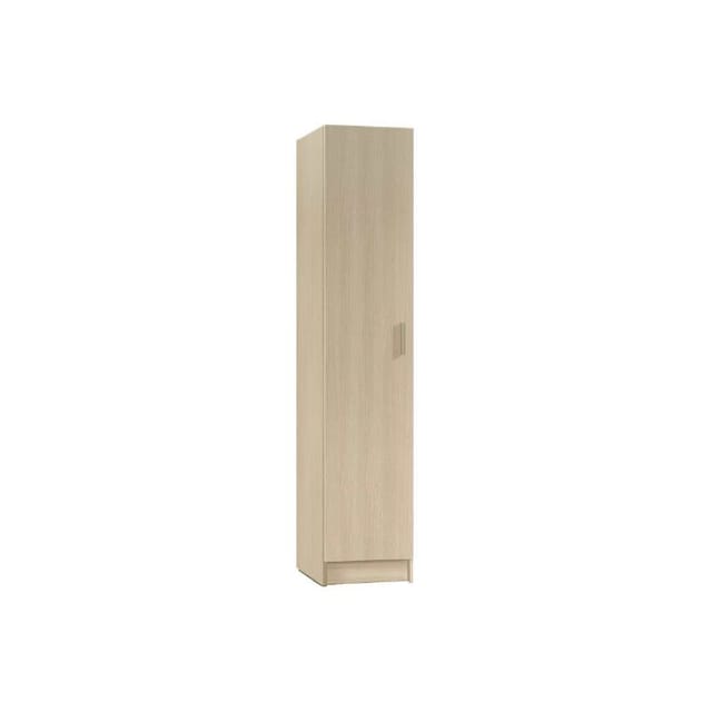 Altri - Besen- und Geräteschrank 37x37x180h cm mit 1 Tür hell Eiche – Giacinto
