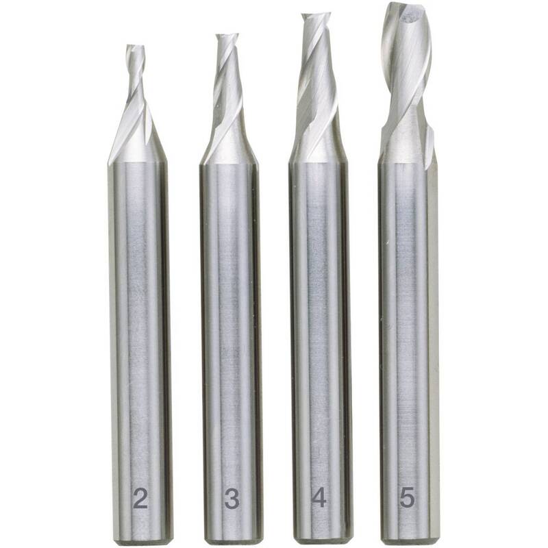 [neuwertig] B-ware Proxxon Frässet Hss 6mm Schaftdurchmesser Cobalt Präzise Fräser Werkzeug 4er-set
