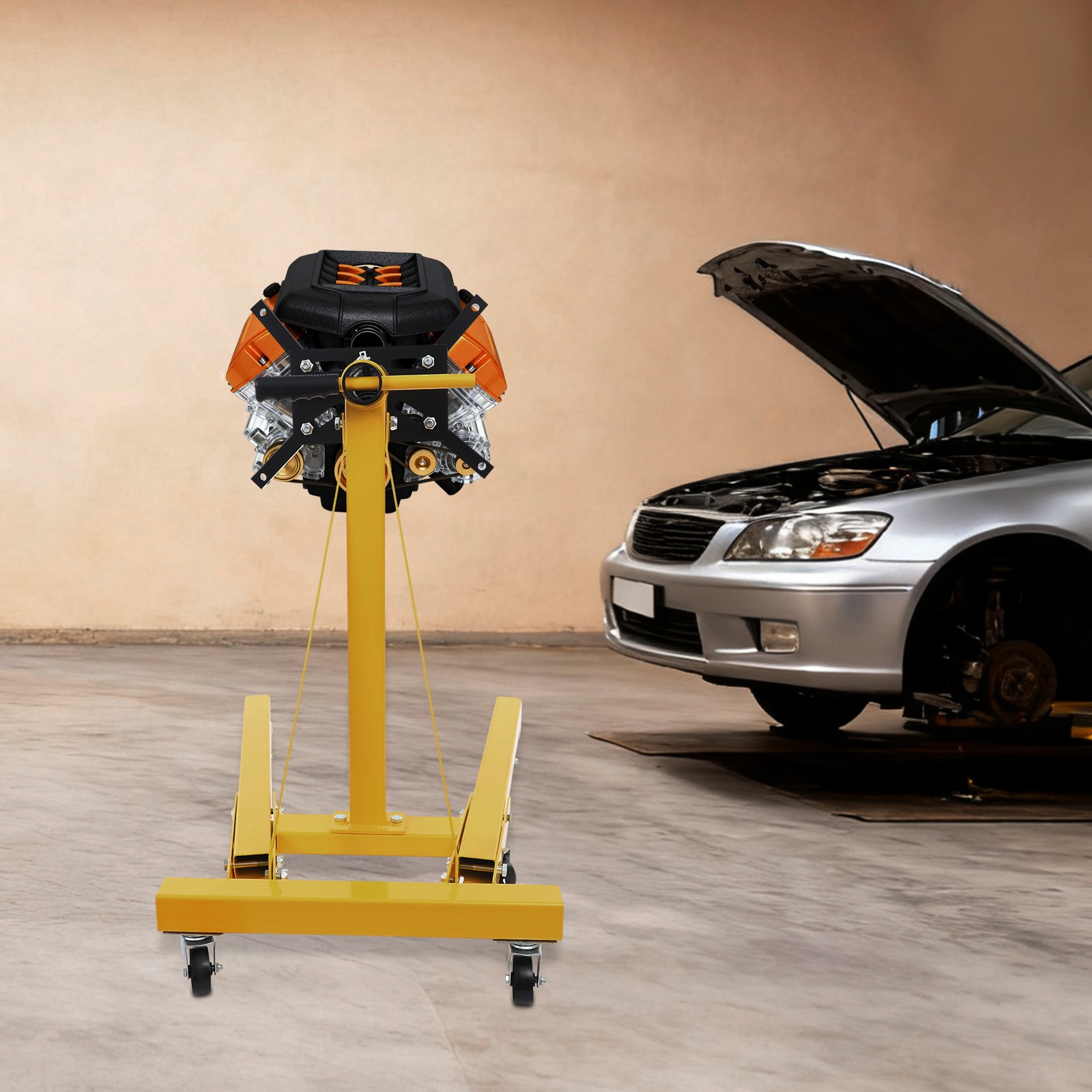 2000lbs Schwerlast-motorständer 360° Drehbarer Motorhalterung