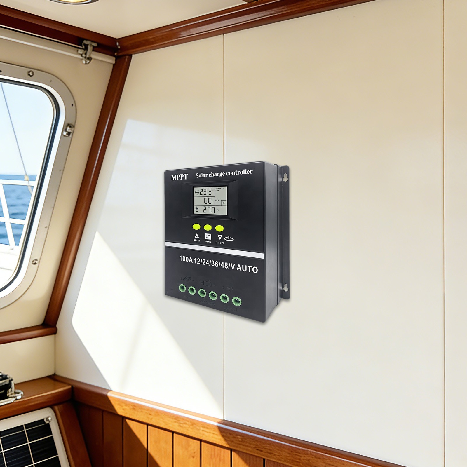Mppt Solar Laderegler 60a 12v/24v/36v/48v, Passend Für Blei-säure & Lithium, Lcd Display, Intelligentes Tracking