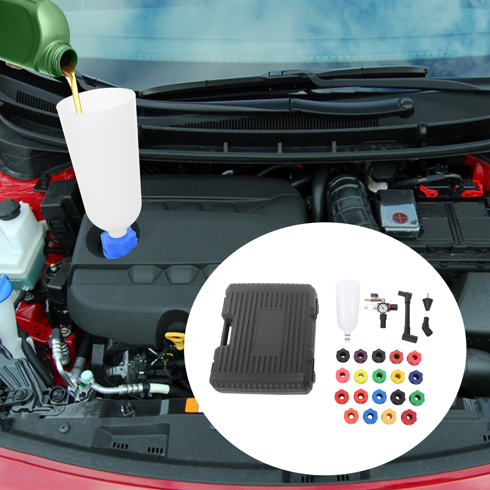 24-teiliges Öleinfülltrichter-set, Motoröl-nachfüllset, Ideal Für Honda, Audi, Bmw, Vw, Toyota Und Mehr