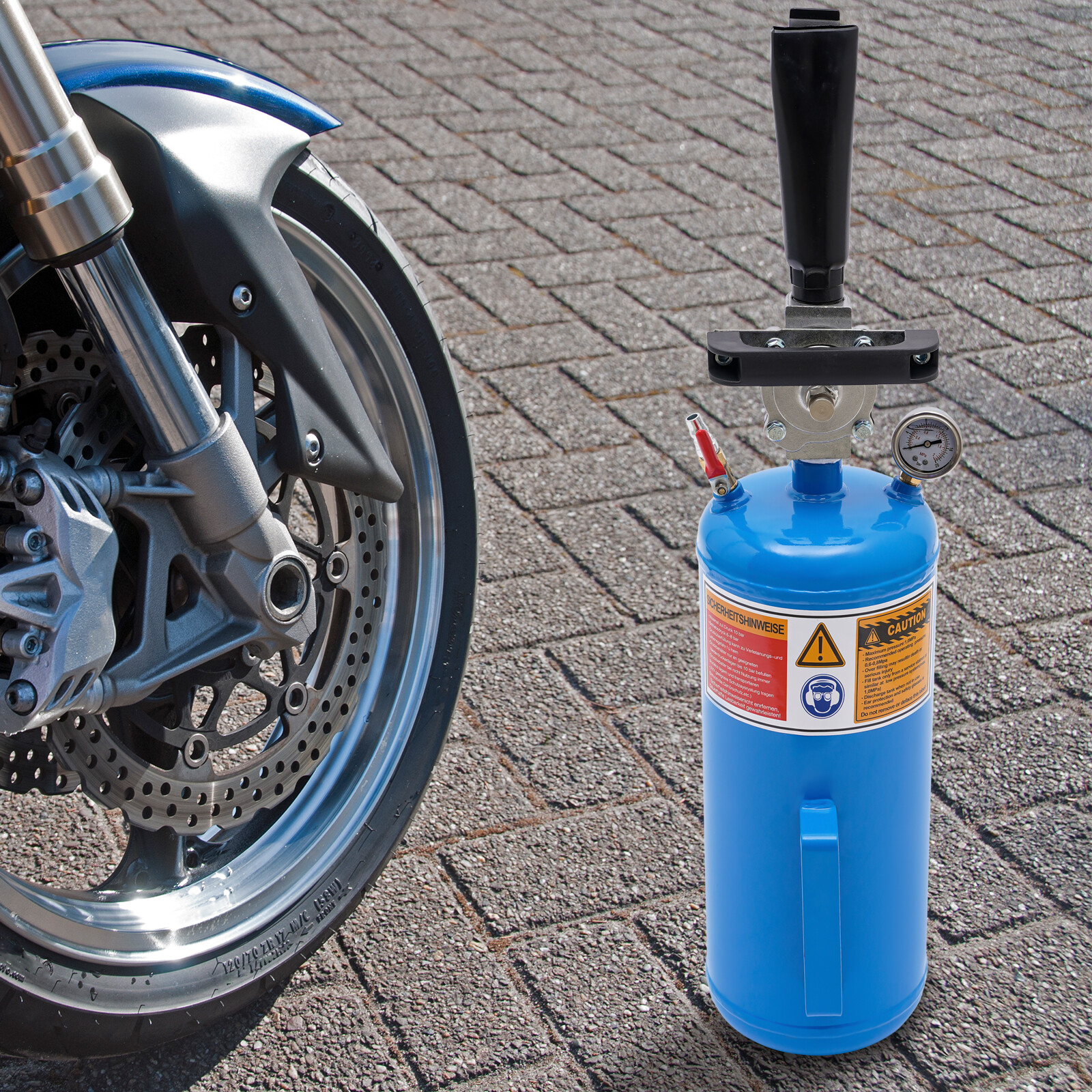 8l Reifenfüller 145psi Reifen Booster Reifenschockfüller Reifenfüllkanone 0,8mpa