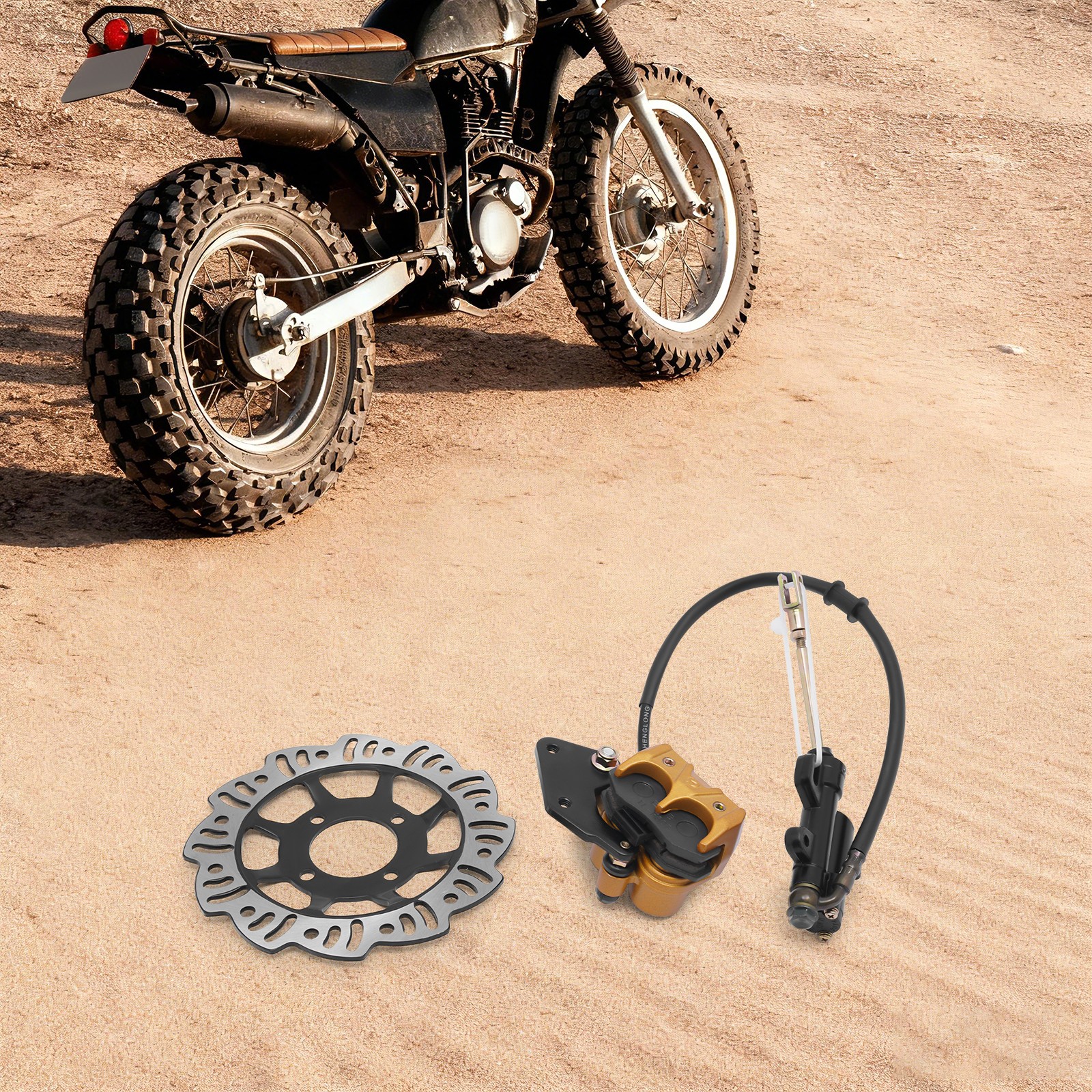 125cc 4-takt Bremse Scheibe Hinterrad-bremsscheibensatz Für Dirt Bike Pitbike