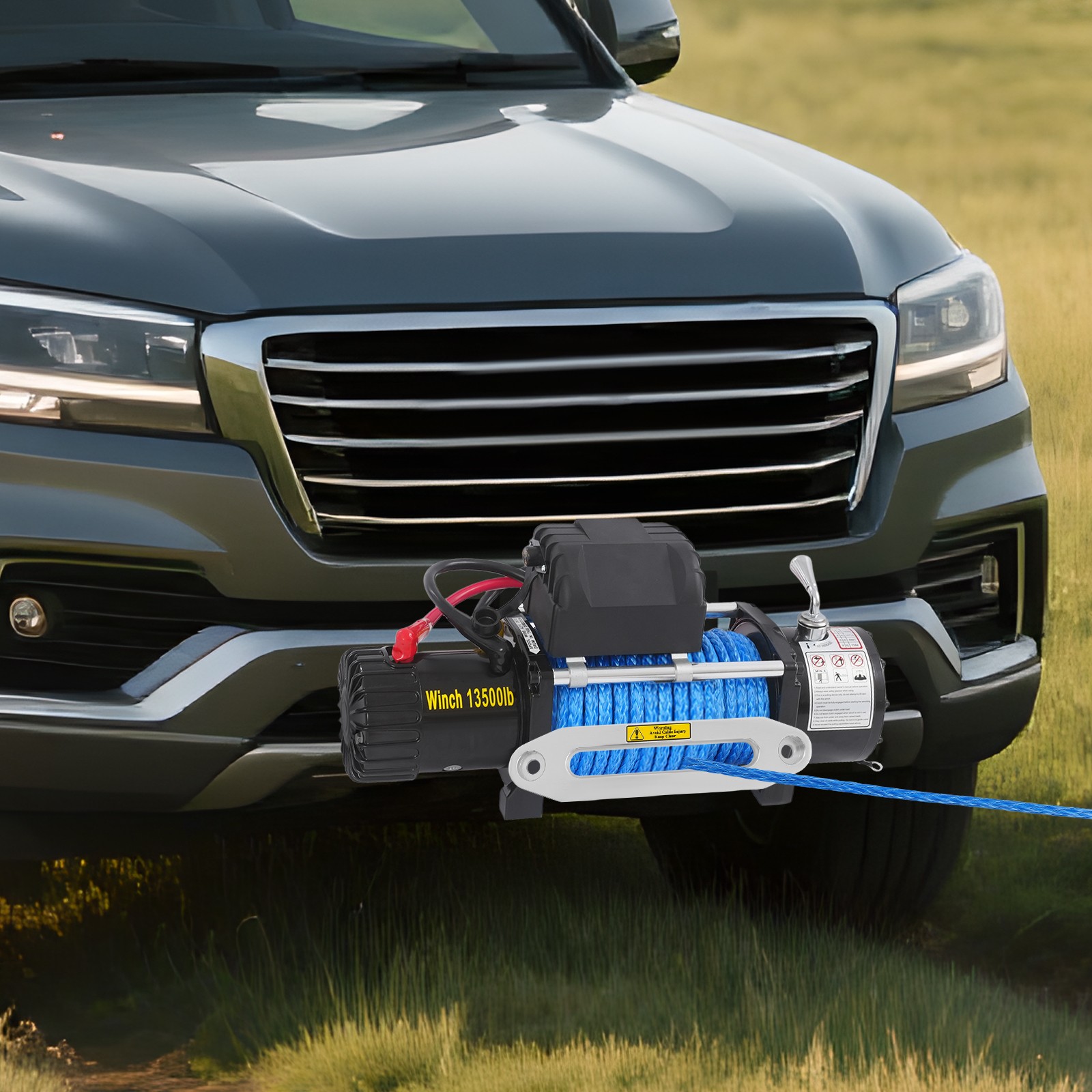 Elektrische Seilwinde 6123.5kg Motorwinde 12v Dc Elektrowinde Zum Schleppen Von Geländewagen Jeeps Booten