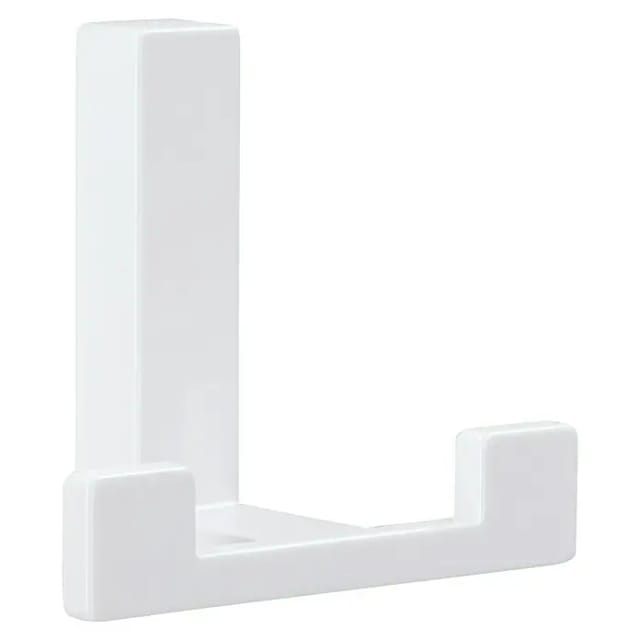 Siro - Mantelhaken Doradus Garderobenhaken 70x61 mm Haken zn weiß glänzend