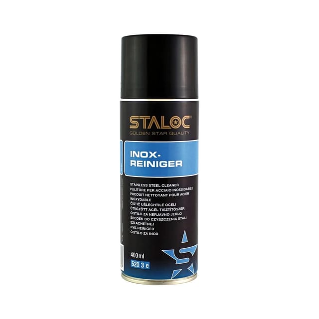 STALOC INOX-Reiniger speziell für sämtliche Edelstahl-Oberflächen frischer Zitrusgeruch 400 ml