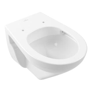 Villeroy&boch - Tiefspül-WC spülrandlos O.novo 360x540x356mm Oval Abgang waagerecht mit DirectFlush Weiß Alpin