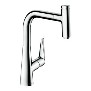 Talis Select M51 - Spültisch Einhebelmischer 220 mit ausziehbarem Auslauf, verchromt 72822000 - Hansgrohe