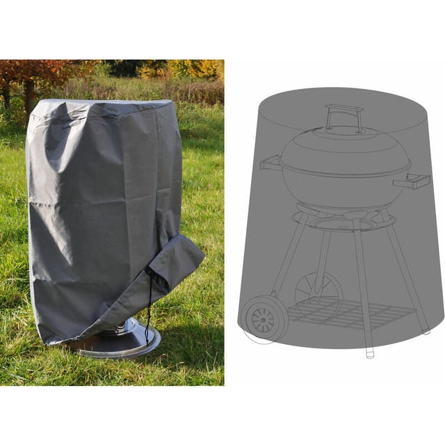 Schutzhülle für Rundgrills - anthrazit - Universal Abdeckhaube für runde Grills