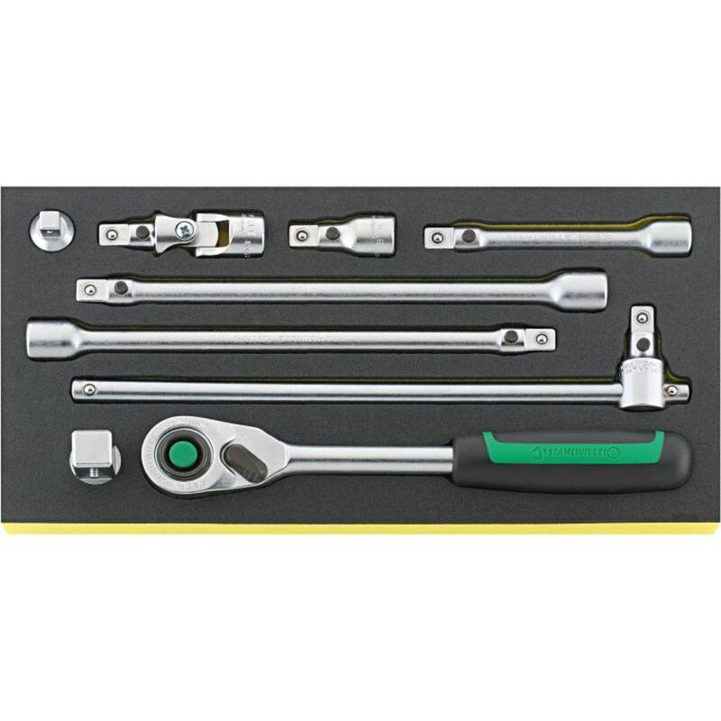 [neuwertig] B-ware Stahlwille Steckschlüsselsatz Tcs 1/2 Zoll 512/9 Qr Werkzeugset Tool Control
