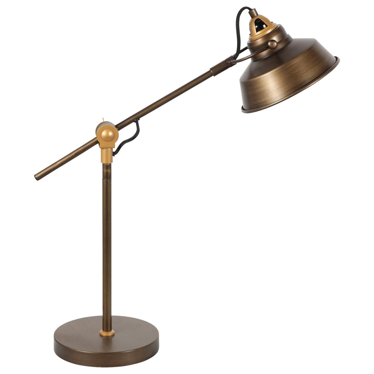 Mexlite - Tischlampe - Nove - Bronze - Kunststoff Metall - Ø 18cm