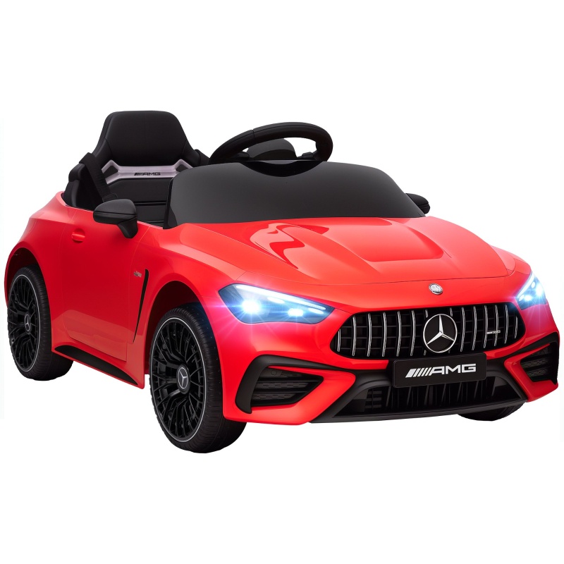Kinder-elektroauto Im Mercedes-amg-stil Mit Elternfernbedienung Und Mp3-musikfunktion, Kunststoff/metall, 99 × 55 × 43 Cm, Rot