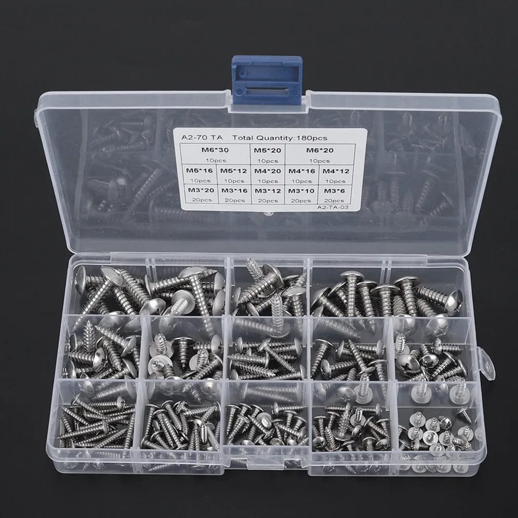 Schrauben, Flachkopfschrauben, Blechschrauben, Edelstahlschrauben, Hardware-zubehör