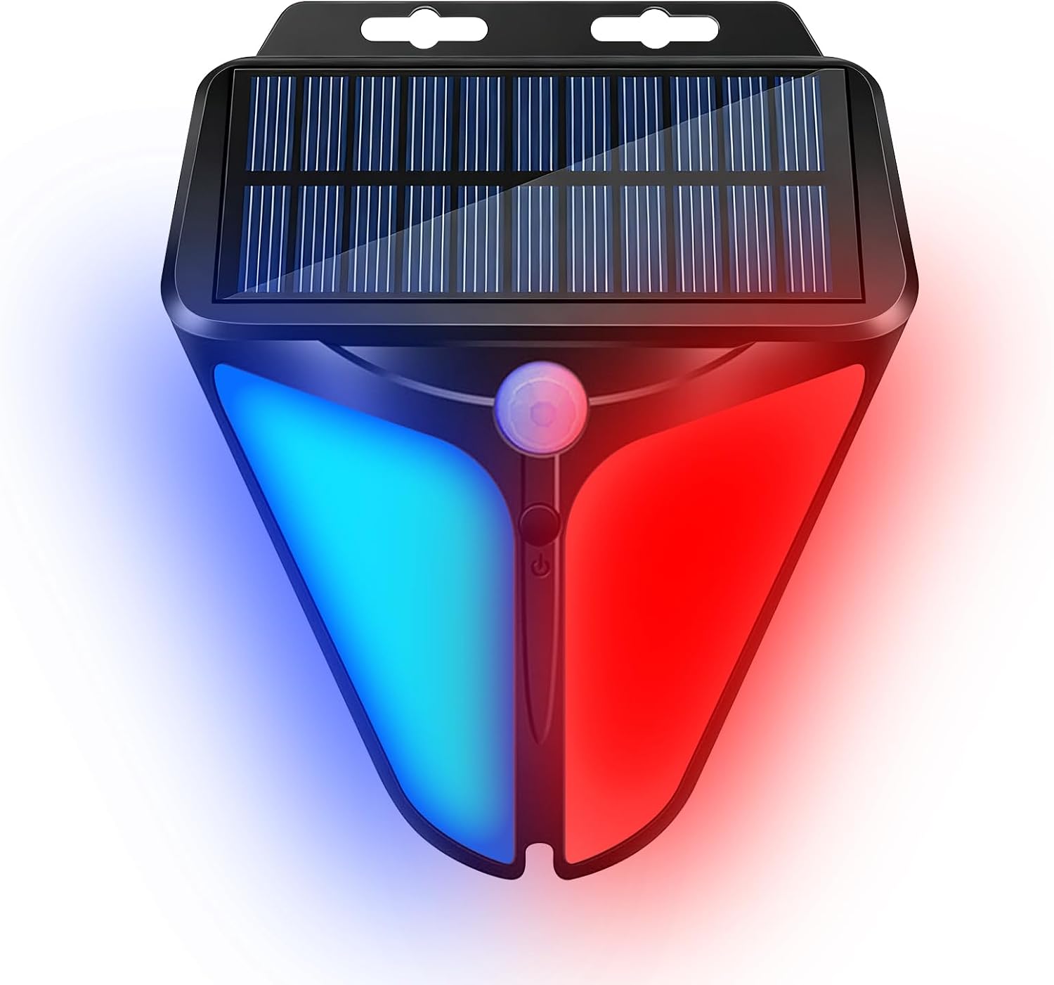 Solarbetriebene Blitzwarnleuchte Mit 4 Betriebsmodi, Solarbetriebener Bewegungsmelder, Wasserdicht, Für Ranches, Wohnhäuser, Bauernhöfe, Scheunen, Villen Und Innenhöfe