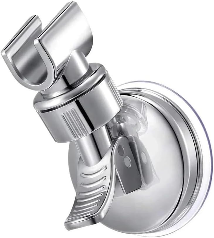3er-pack Stabile, Drehbare Duschhalterung Mit Saugnapf, Universell Verstellbare Handbrausehalterung, Vollgalvanisierte Duschstangenhalterung, Badezimmerhalterung