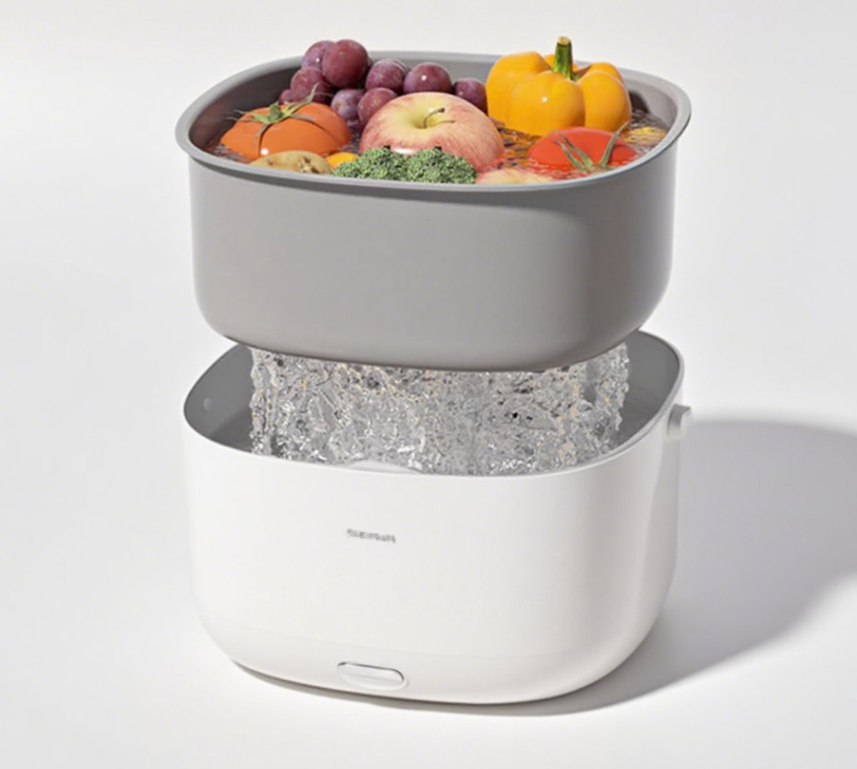 Automatischer Gemüsewascher, Obst- Und Gemüsewascher, Ultraschall-waschkorb Für Obst Und Gemüse, Abfluss Mit Hohem Fassungsvermögen, Küchenzutaten